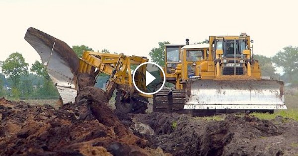 World's biggest plow | Deep ploughing | Caterpillar D8H /E /D6R 650HP